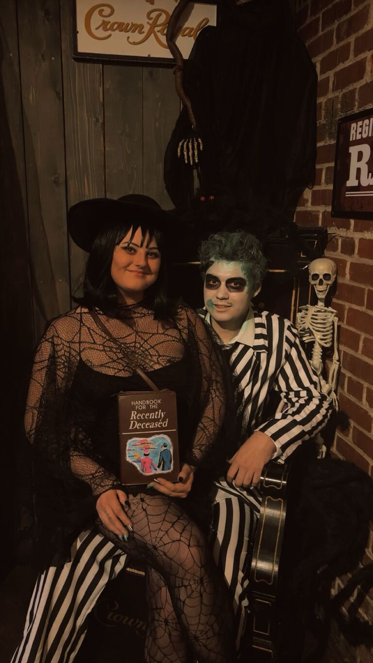 Sixth Halloween! (Beetlejuice and Lydia)