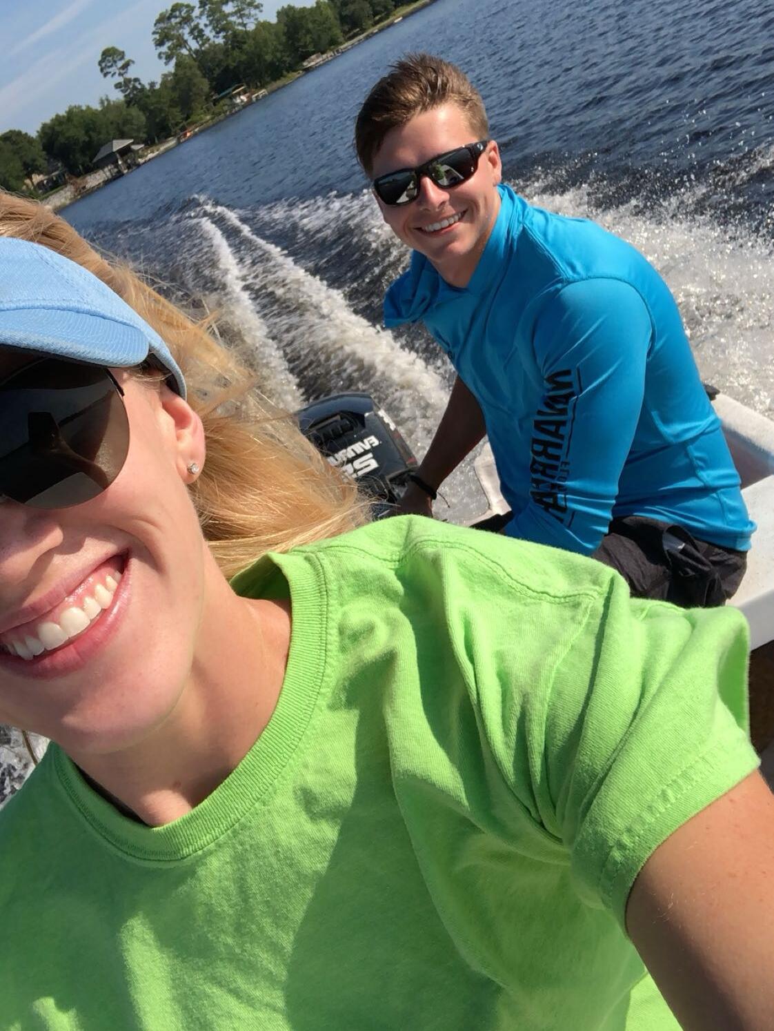 Surprise! I moved to Florida! Even brought along both horses and a new puppy!