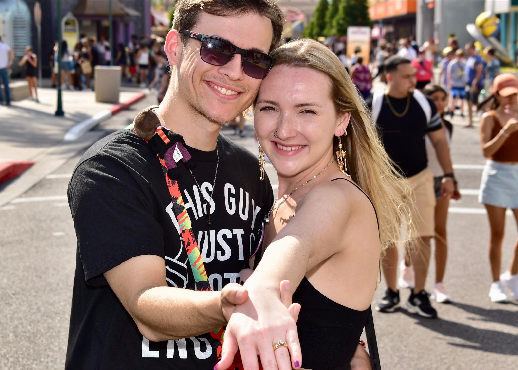 Fun Universal trip after our engagement 