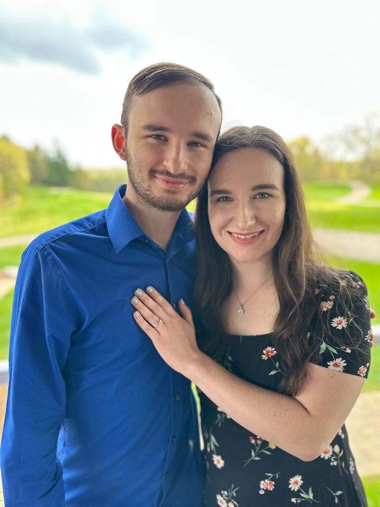 Right after our graduation ceremony on May 4th 2024, Erik proposed at Cornerstone University, where we had met.