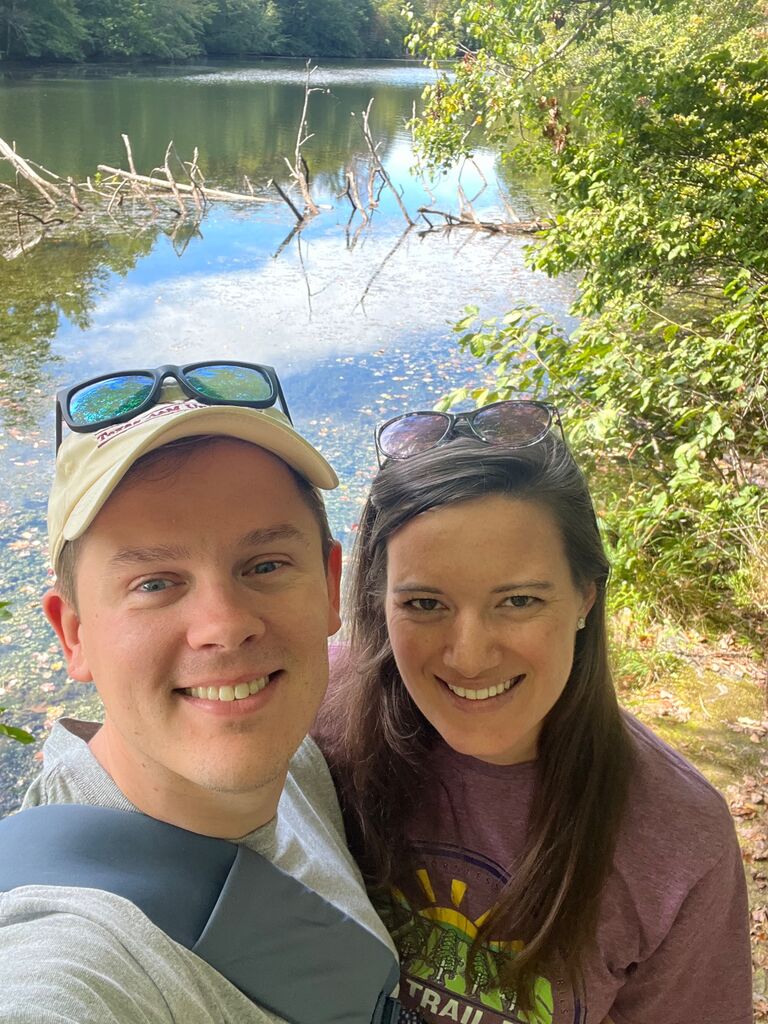 We enjoyed one of our first hikes together at Cumberland State Park in Tennessee. We talked about the future trips we wanted to plan, and we acknowledged how easy it was to think about a life together. 