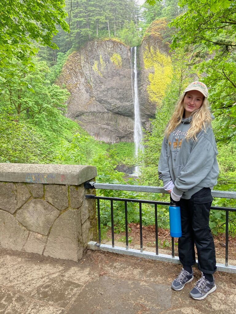 We roadtripped together all the way to Portland, Oregon. 