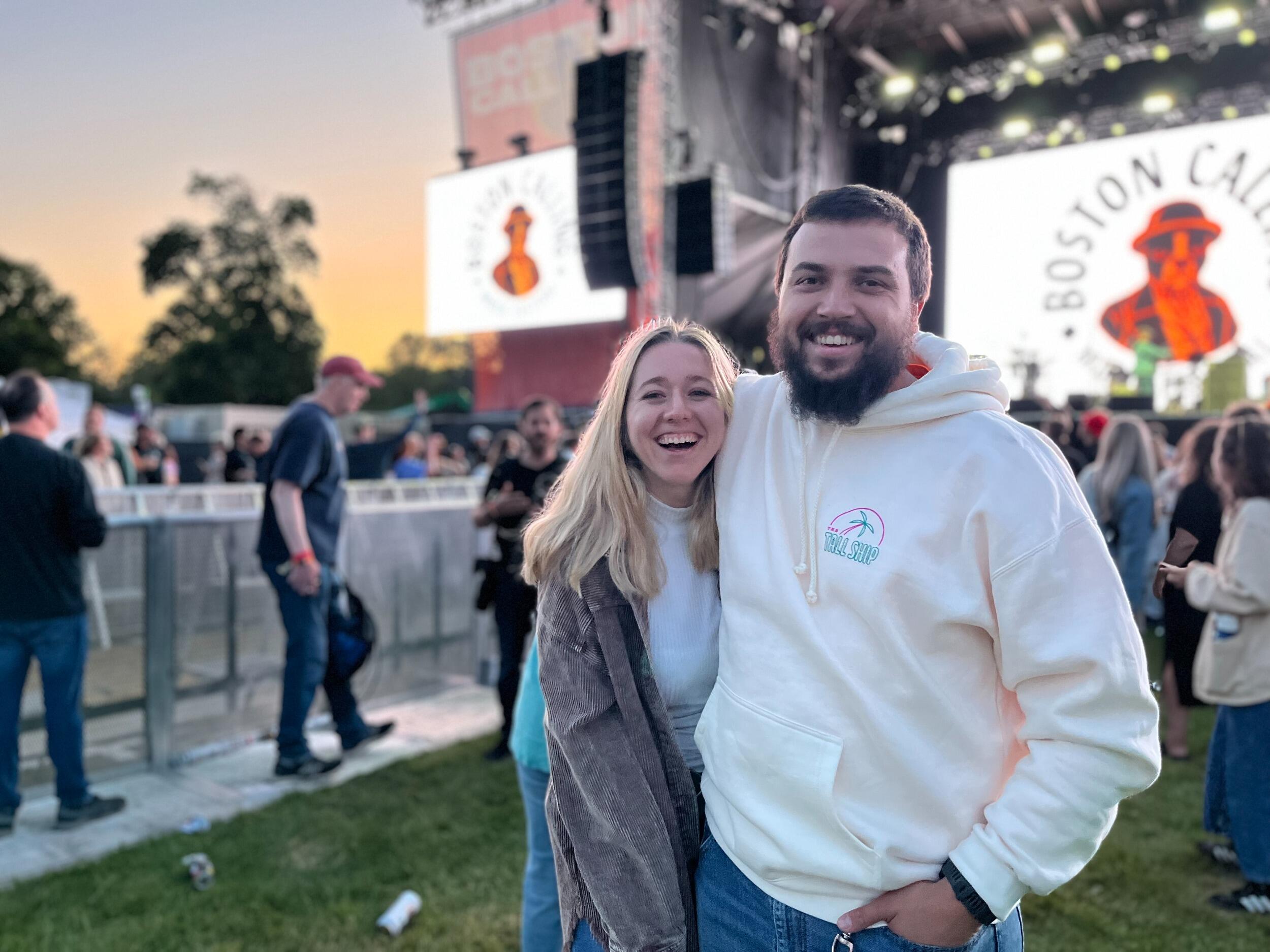 We enjoy going on adventures together.  Going to Boston Calling was a special day, because we were able to see one of Tyler's favorite bands The National live.  The lead singer jumping in the crowd in front of us was an added bonus.
