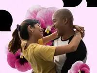 Woman smiling at man; love quotes for her