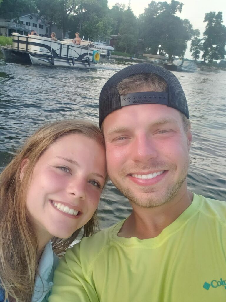 John taking Cassidy fishing on Prior Lake for the first time!