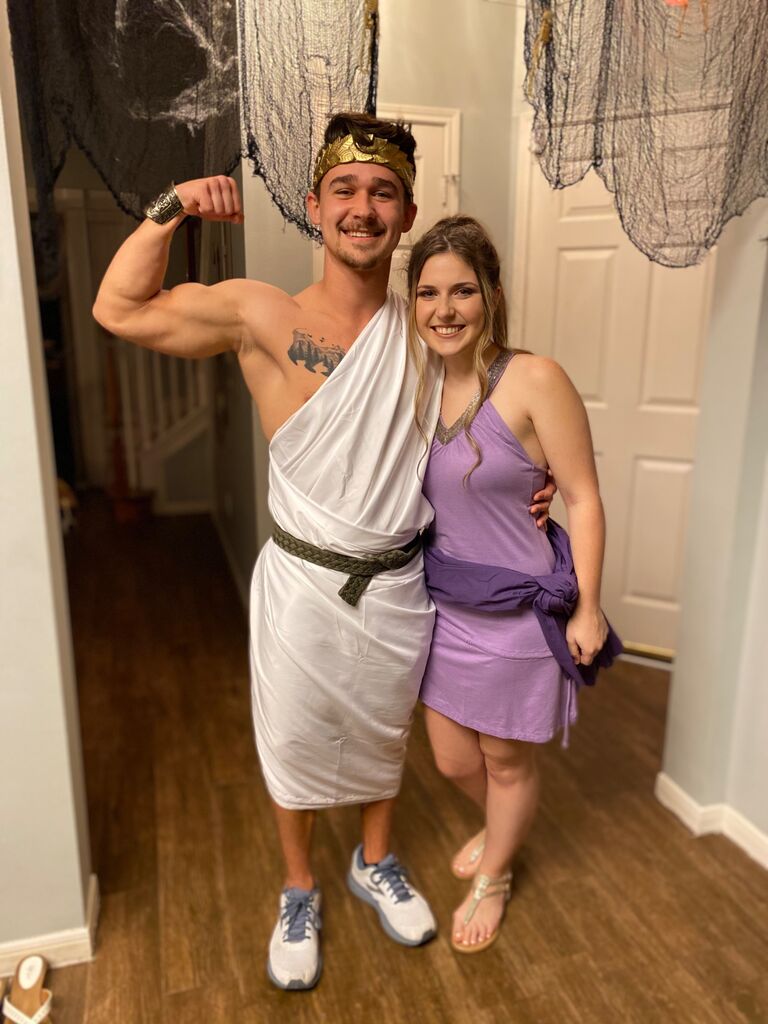 On Halloween, he asked me to be his girlfriend. Of course I said yes and that is where I met his best friend, Hunter, and my future best friend Baylee (Hunter's wife)! This was the start of many double dates for us.