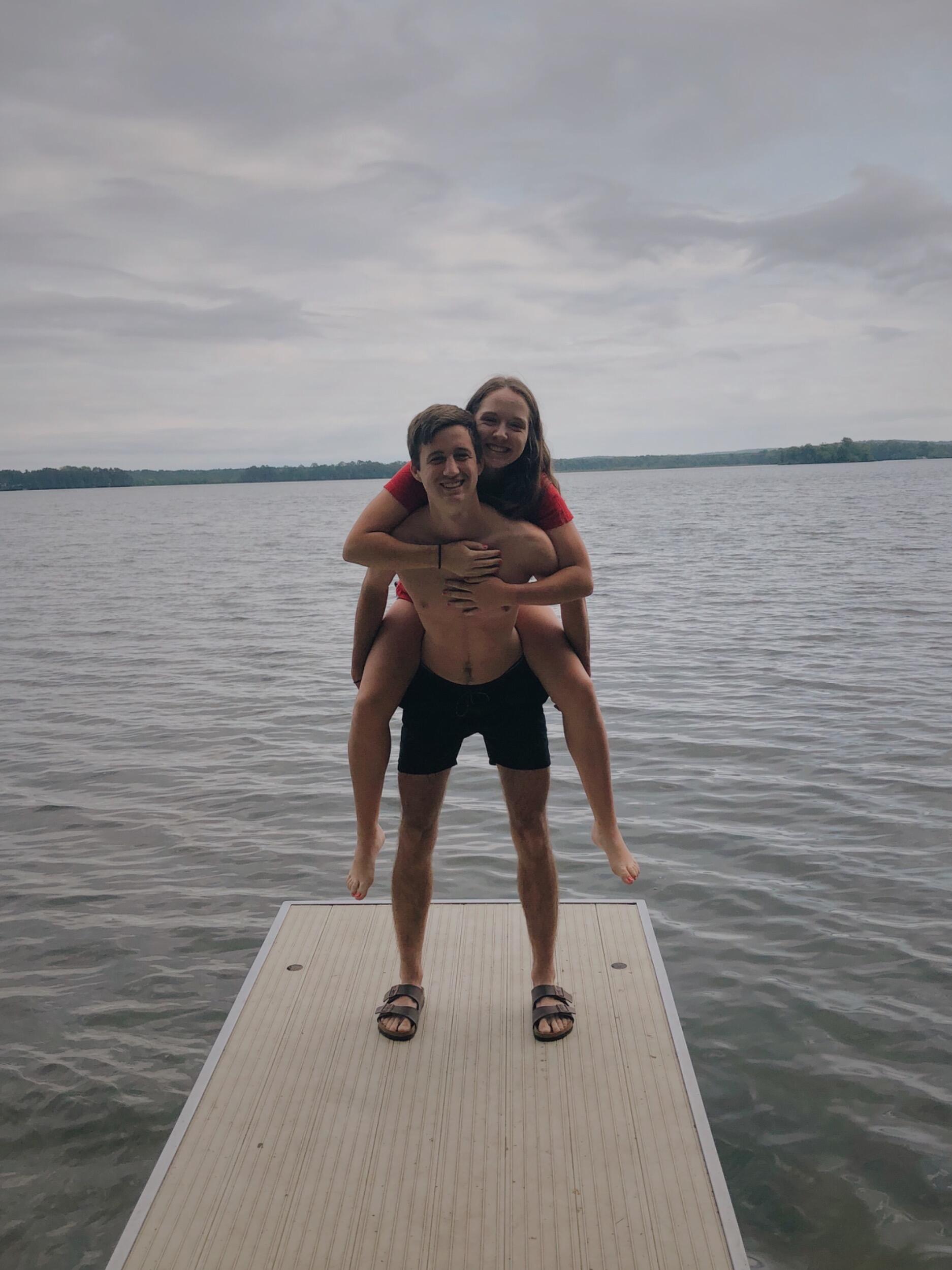 Our first vacation together. 
Jacob’s family rented a cabin in Spooner, Wisconsin for a week.