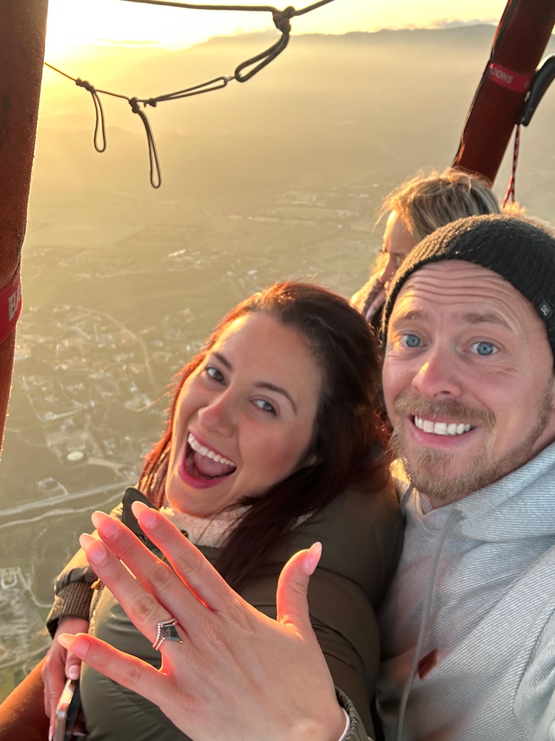 the hot air ballon proposal