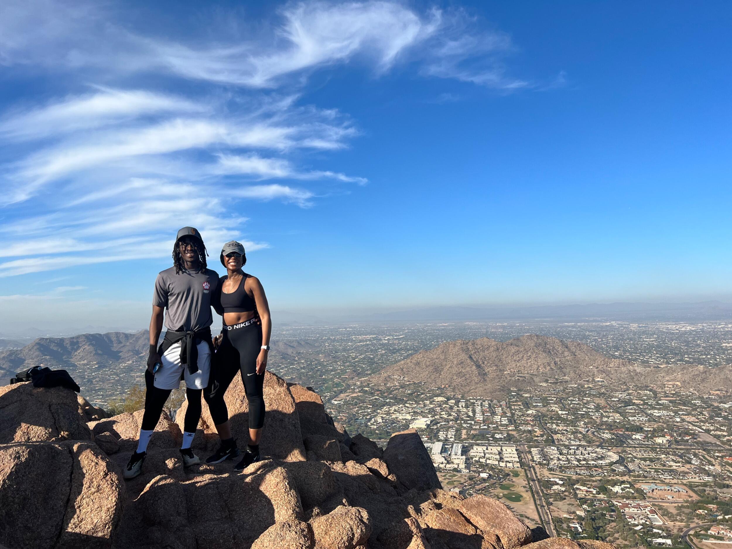 Top of Camelback Mountain in Arizona