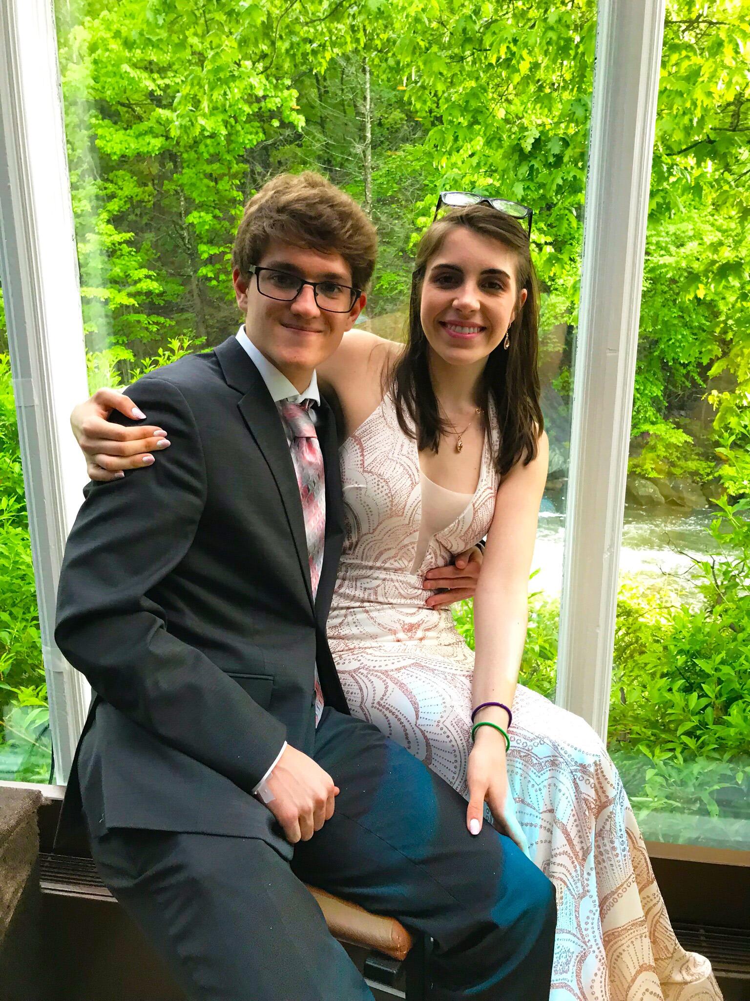 Chad's undergraduate Senior Ball. Our equivalent of going to prom together.