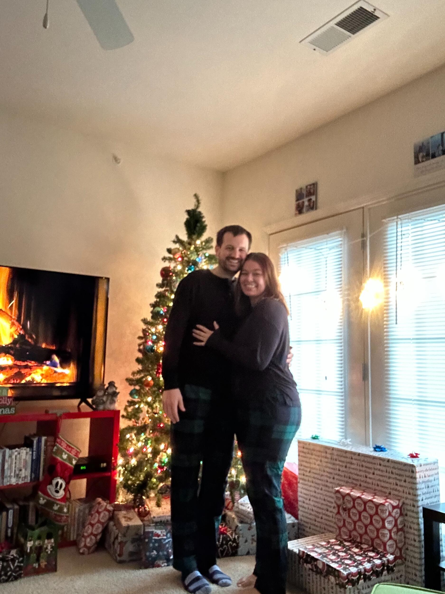 On Black Friday, Sydney and Phil acquired their first full size Christmas tree that they (Sydney) very quickly set up and decorated. Phil's apartment was dubbed Christmas central that year. They celebrated their second Christmas together, but first Christmas with their own tree!