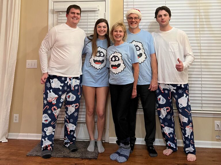 Nicole and Austin have Christmas with the Dalrymples (mandatory reindeer games, National Lampoon's Christmas Vacation, and matching pjs)