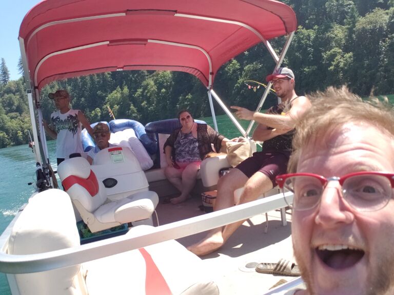 Boating with Papa John!