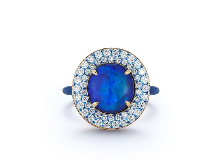 Gwyneth paltrow clearance blue engagement ring