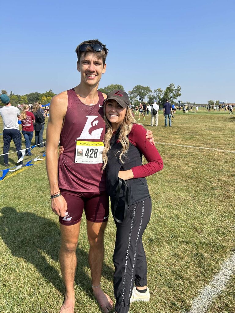 Enya still loves watching Zach run. 