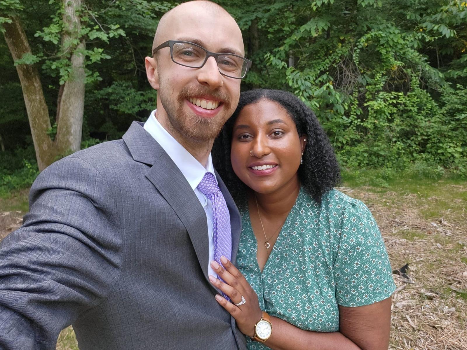 We got engaged at the C&O Canal!