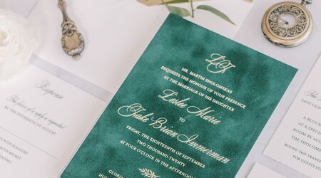 Gold Glitter Envelope Liner — Rock Candie Designs Custom Wedding