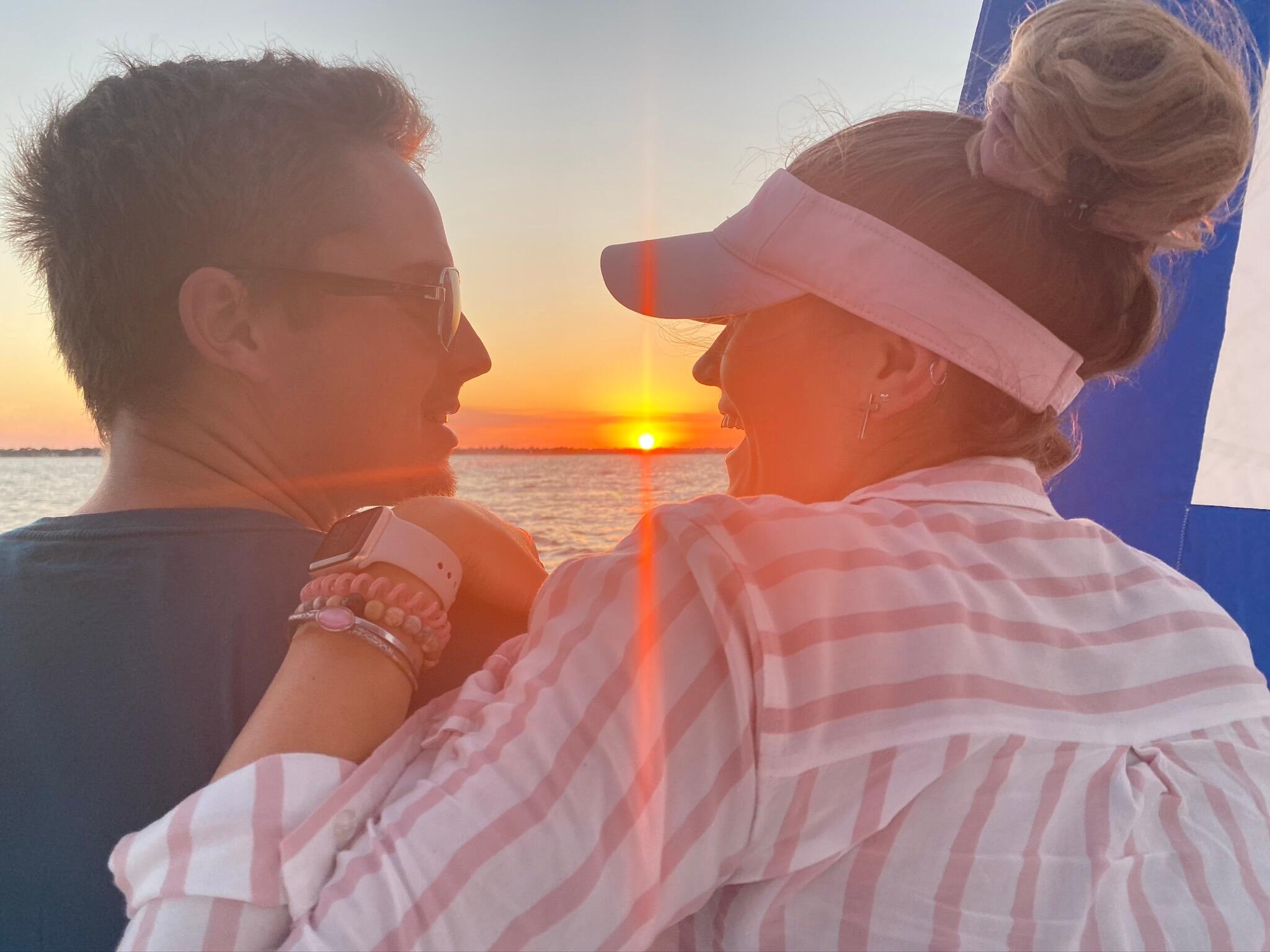 HE ASKED HER TO BE HIS GIRLFRIEND!!! 
First official date as a couple!
Sailing off into the sunset together ~ 5.3.20