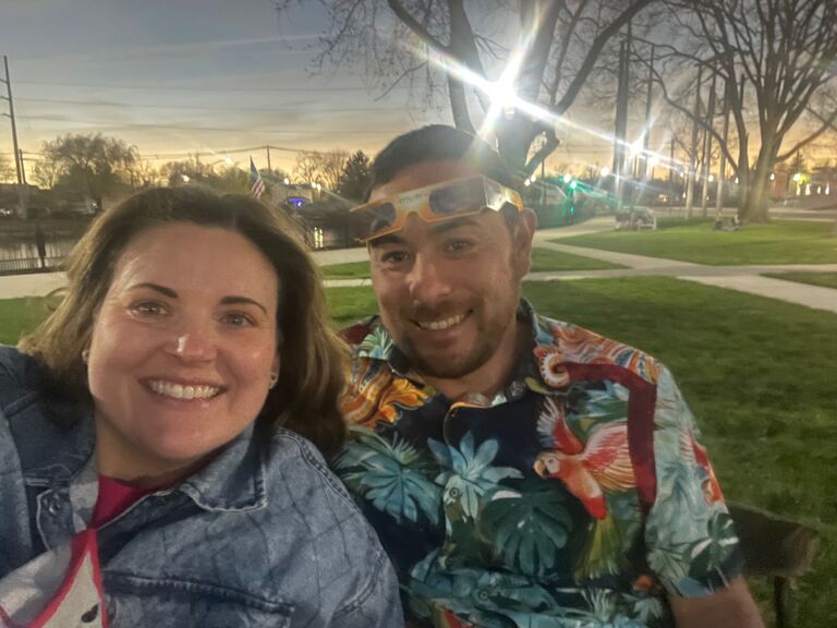 I wish I would have gotten a better picture, but we traveled to Ohio to watch the eclipse in "the path of totality"- I wasn't sure what to expect but it was definitely an incredible experience! 