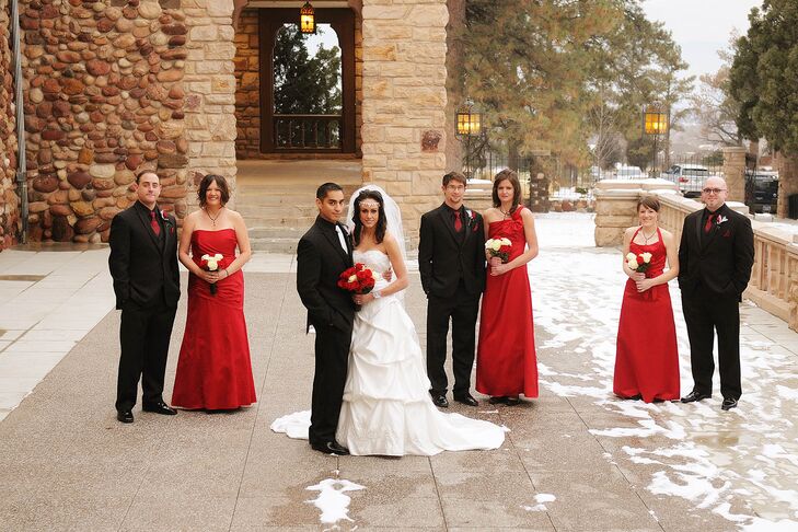 all black wedding attire