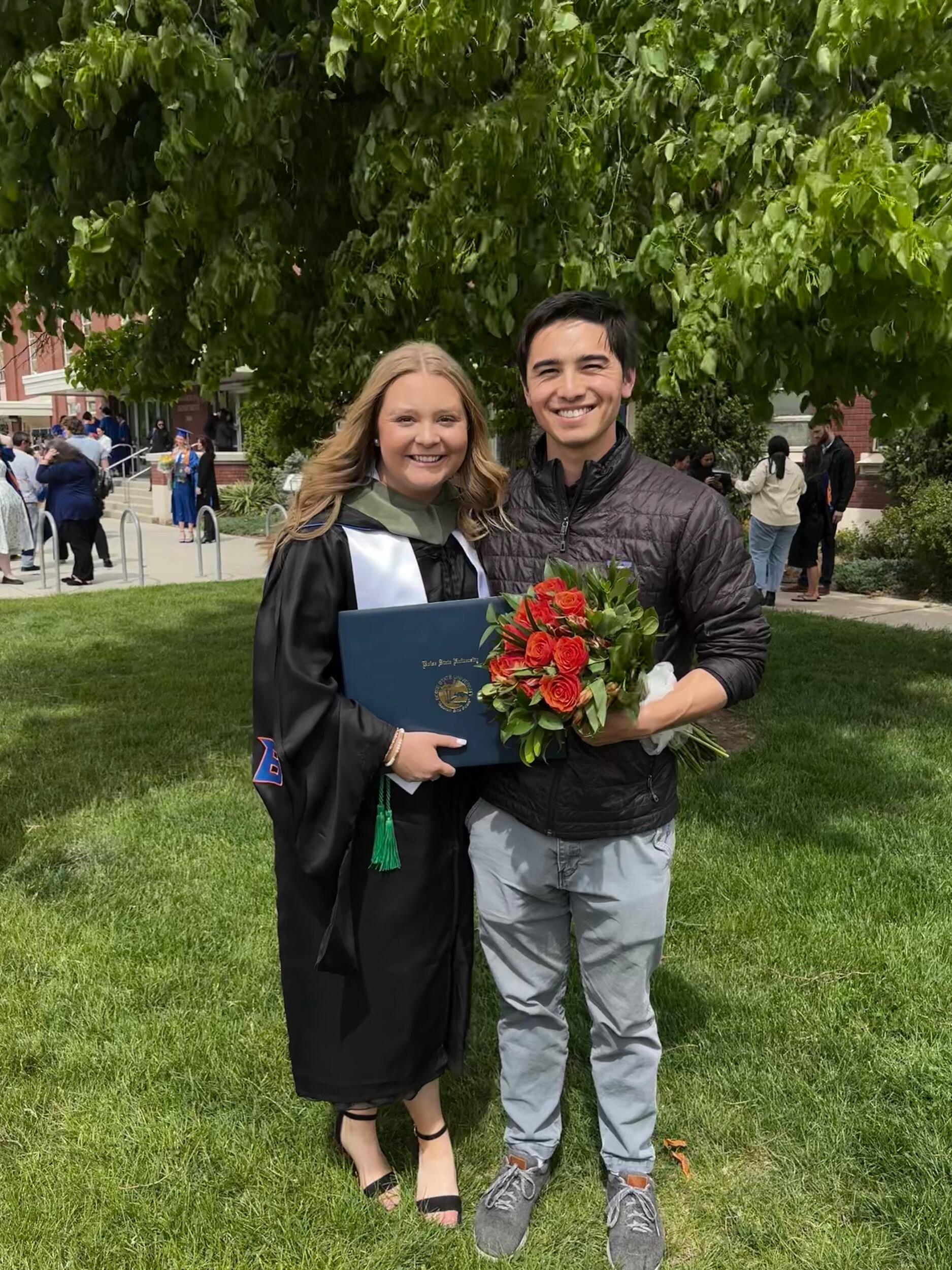 Gillian's graduation with her Master's 