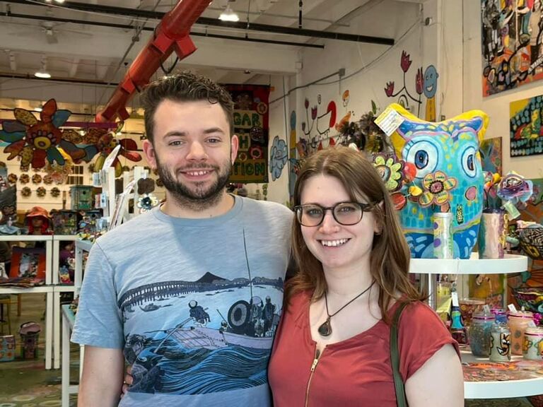 While living in Ohio, we found our favorite local spots such as Donkey Coffee, Athens Upcycle, and of course Passion Works.