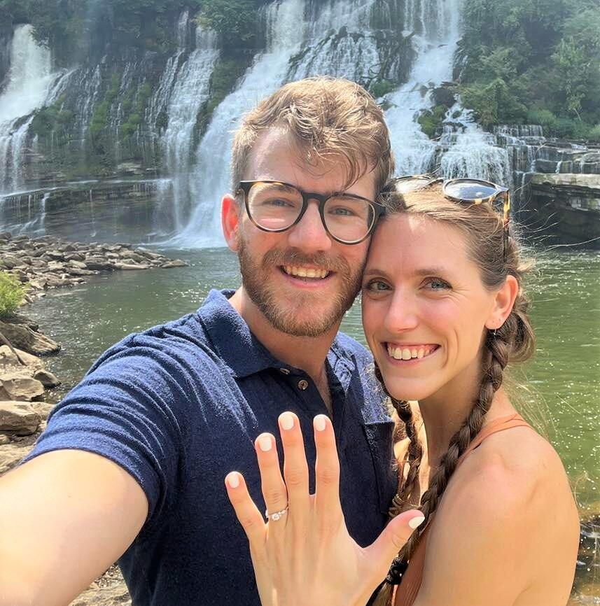 Kara and Alex got ENGAGED at Rock Island State Park in front of the Great Falls. It was an absolutely perfect moment 💕