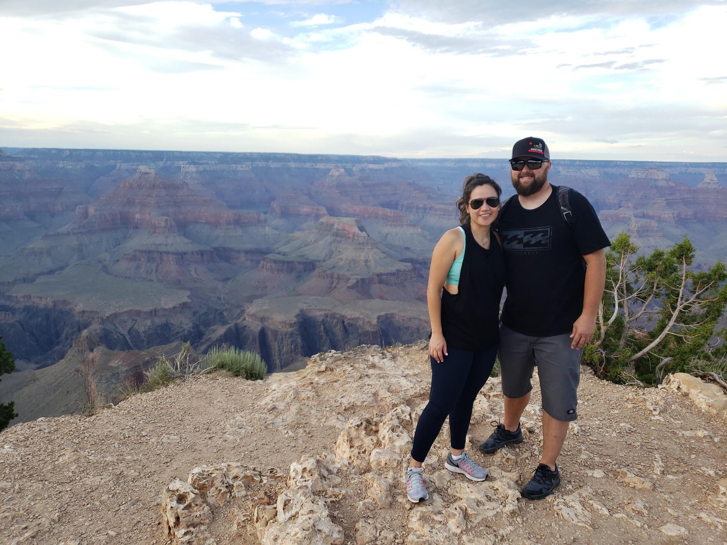 Stopped at the Grand Canyon on our way to Colorado