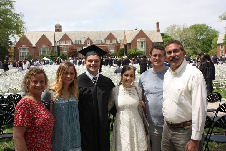 Andrew's college graduation from John Carroll University