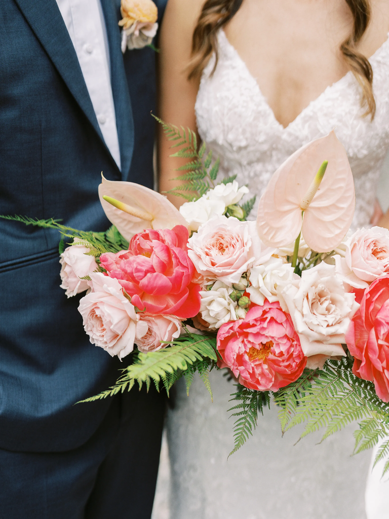 fuchsia and blush wedding color ideas