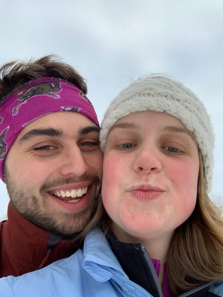 Classic post-ski selfie, one of many.