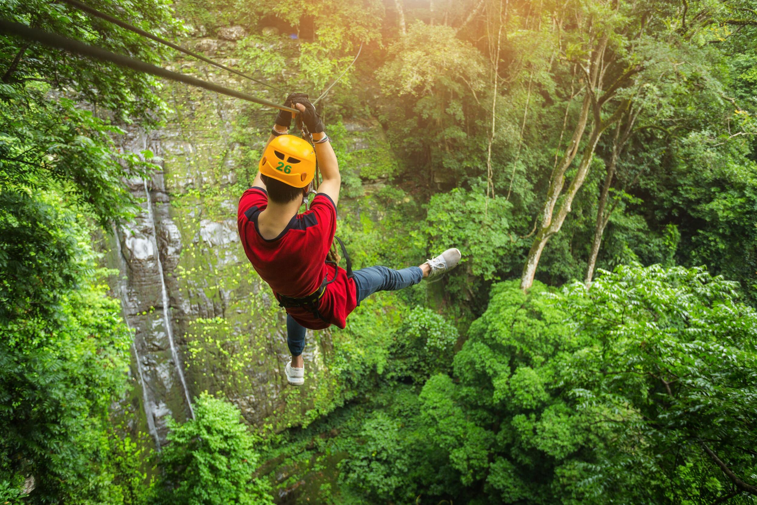 Ziplining in St. Maarten