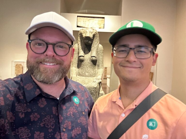 First museum together.