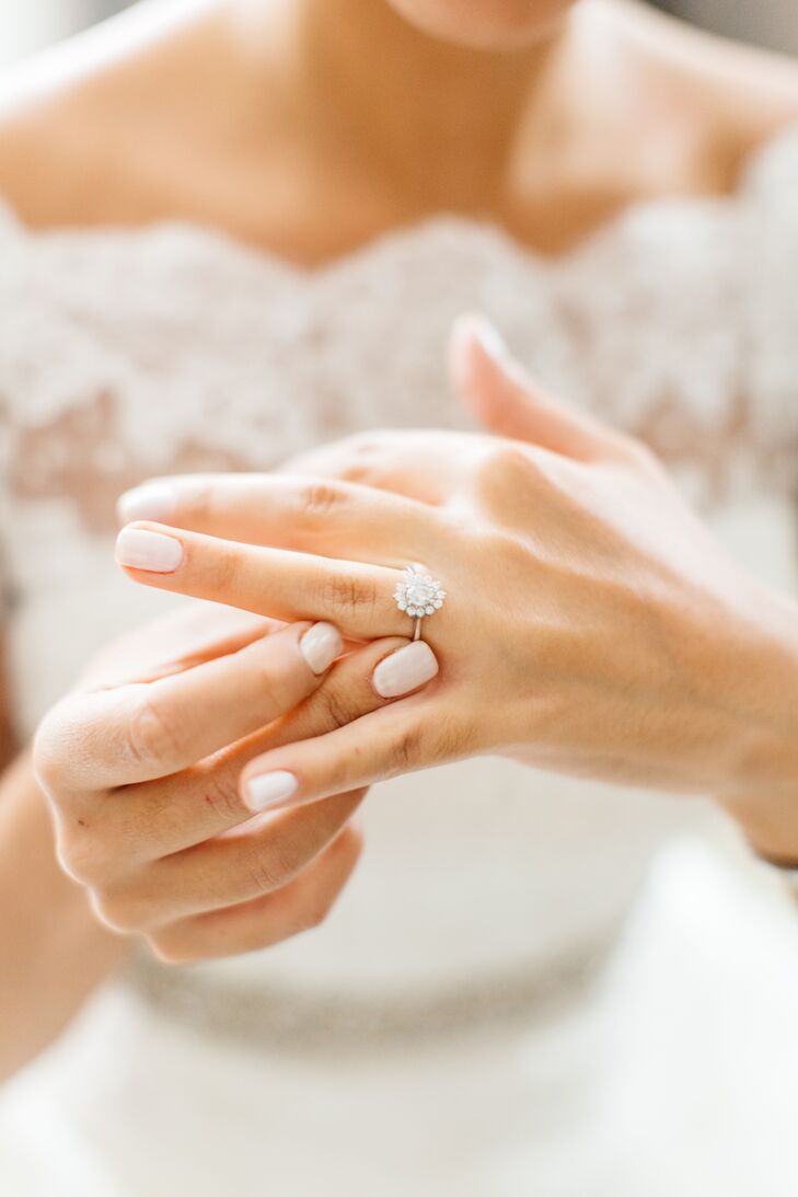 Cartier Halo Diamond Engagement Ring