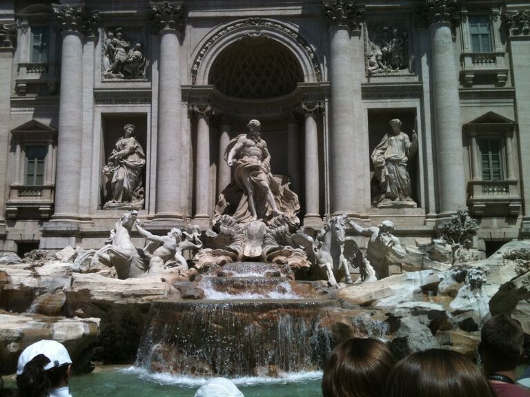 Darcy was in Rome, Italy. Nick was in Dublin, Ireland.

Distance: 1,532 miles