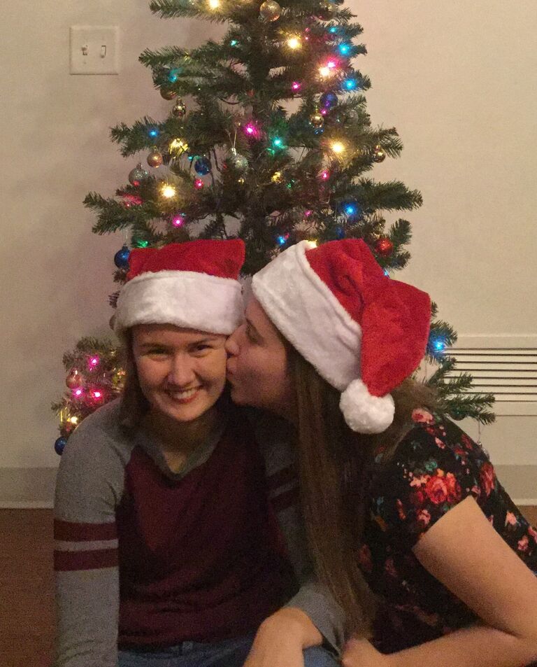 After going to Toledo to visit for Christmas we both realized that it made sense to break up. This gave us both time to grow and explore ourselves individually. We were still very dependent on each other and immature and this time away was really beneficial even though it was painful at the time.