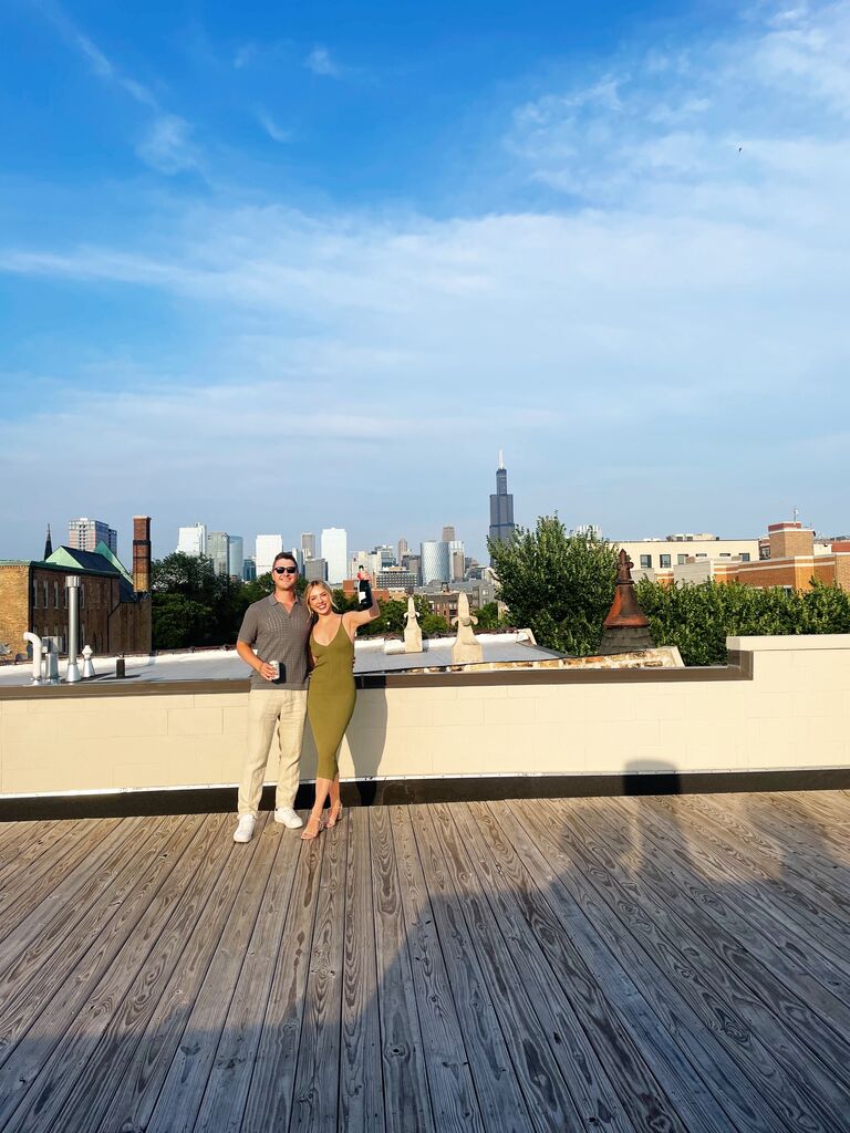 First day as Homeowners on our new roof!