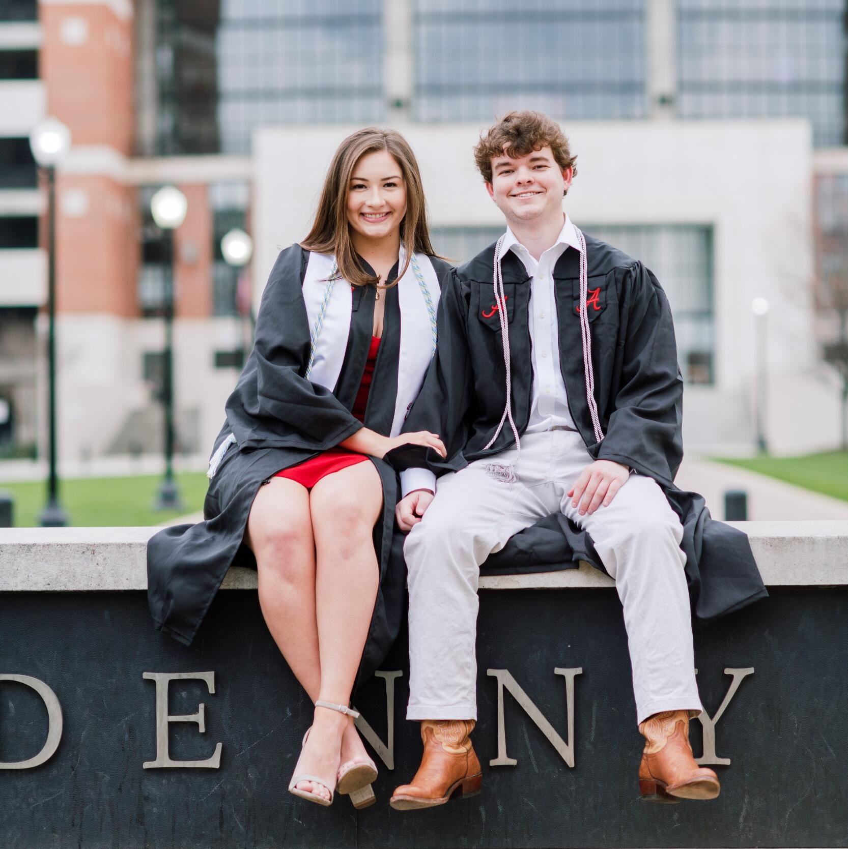 We graduated from The University of Alabama one day apart!