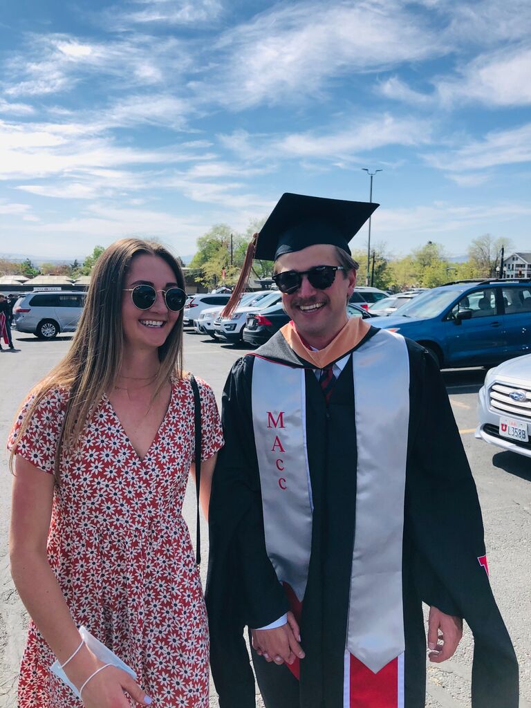 Greg's graduation for his Masters of Accounting. So proud!