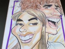 Art By Topher - Caricaturist - Charlotte, NC - Hero Gallery 1