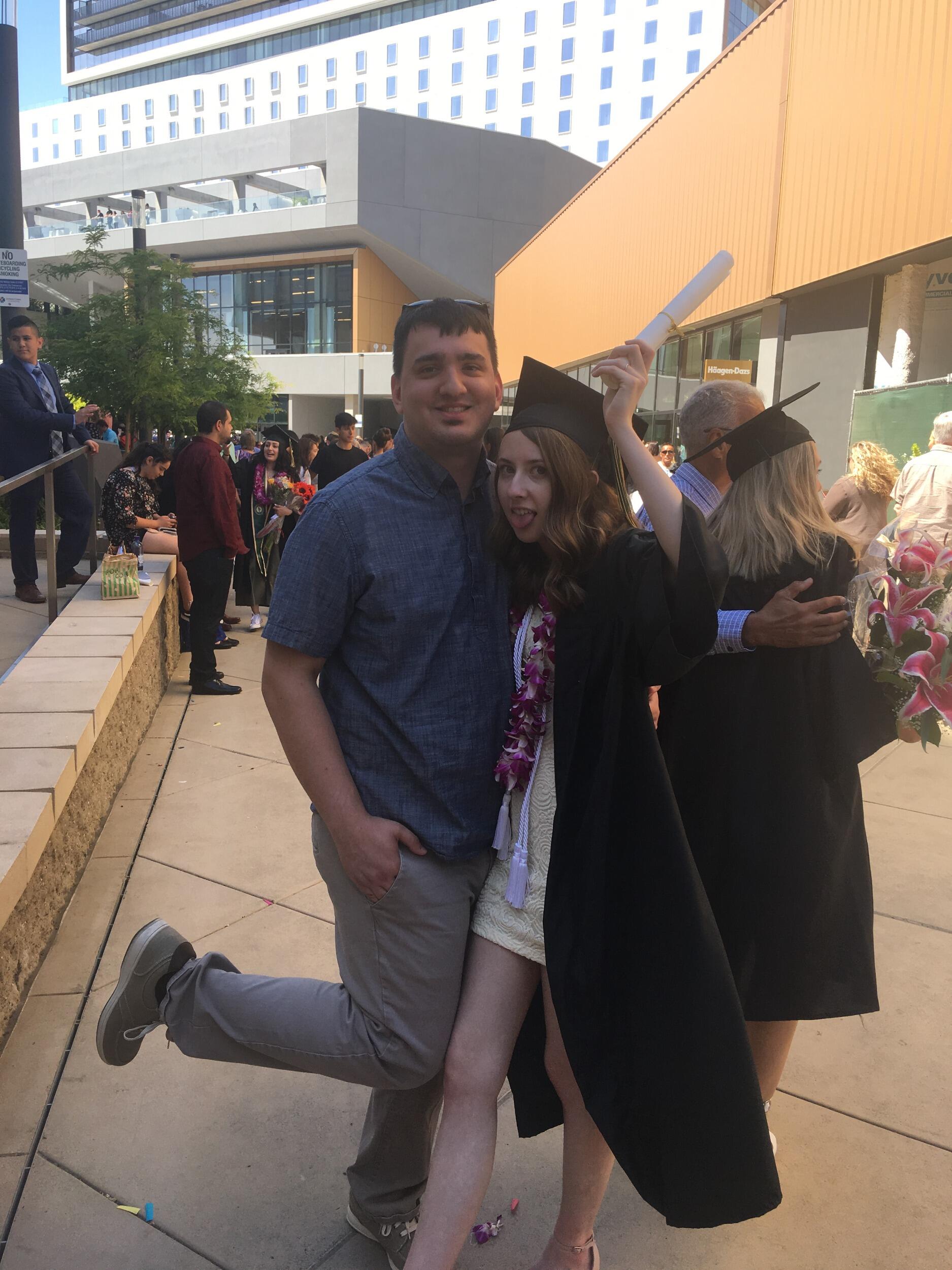 Aubrey's College Graduation