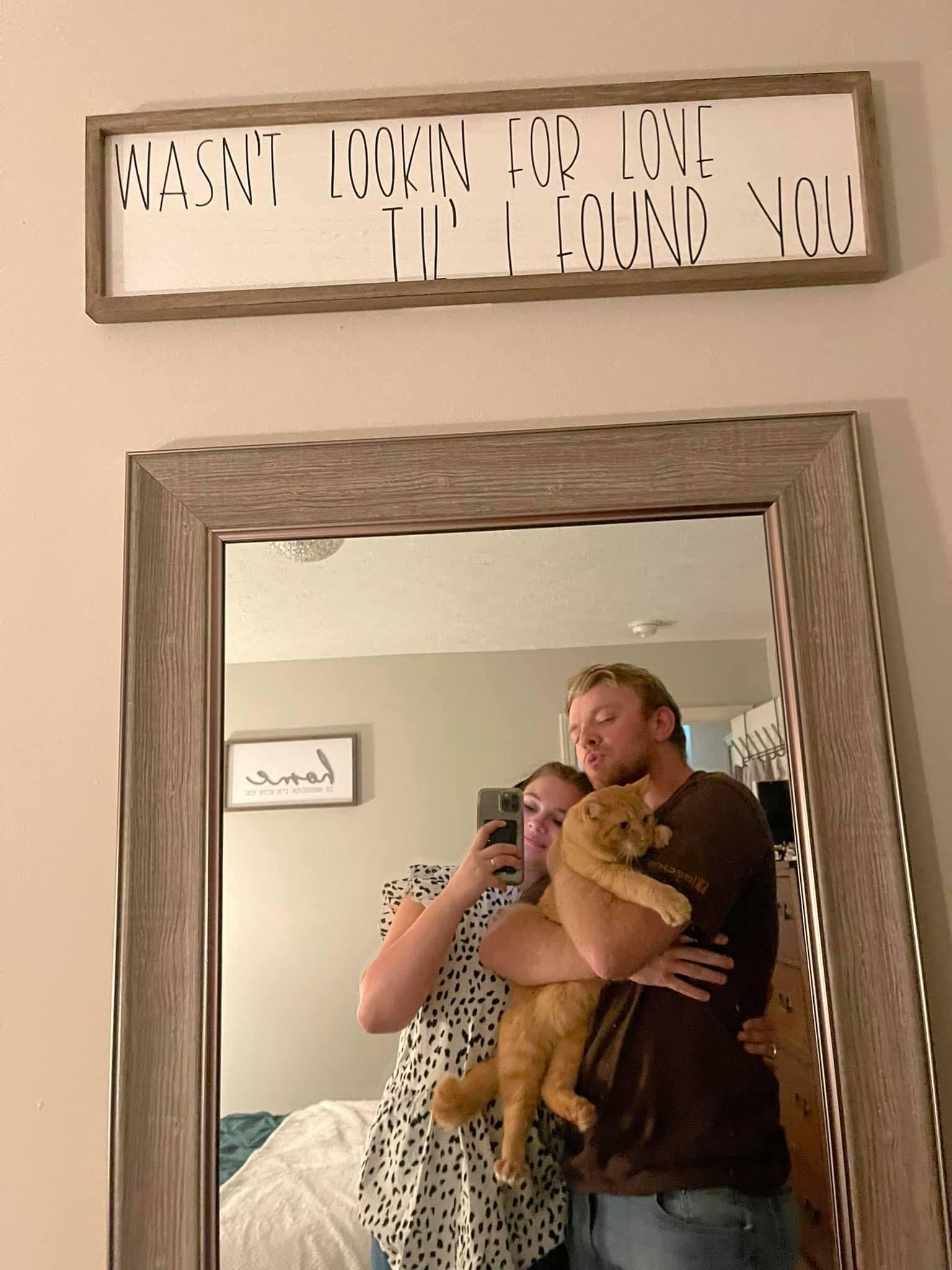 All Settled in to our first apartment together, with Gibby! 

Dating for 3+ Years!