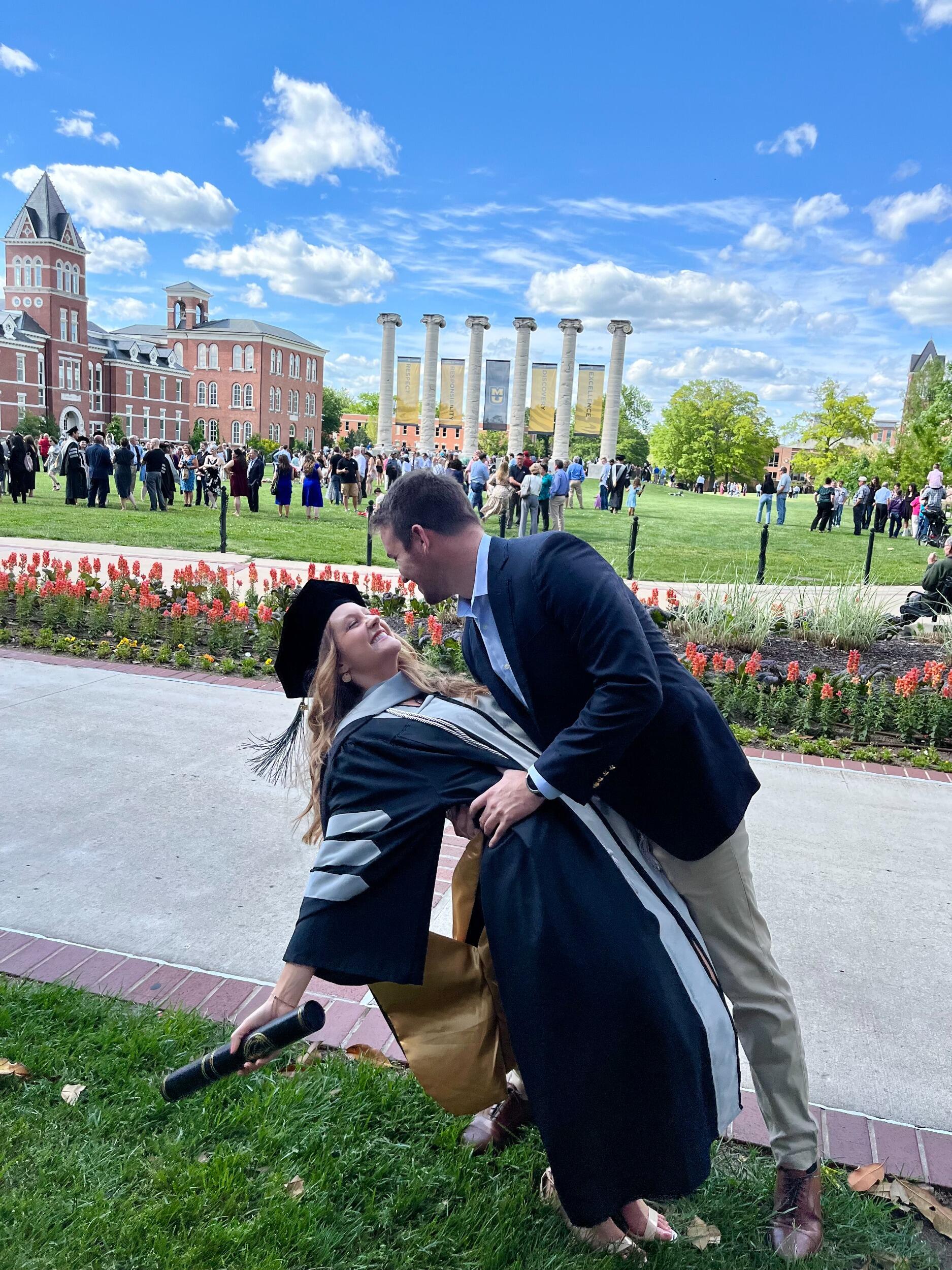 Jenny graduates from the College of Veterinary Medicine at the University of Missouri! 