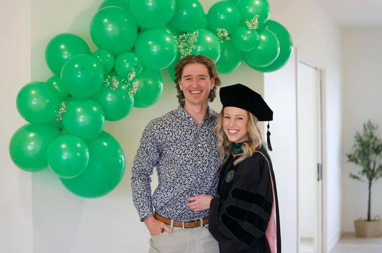 Hayley graduates with her doctoral degree from UND!