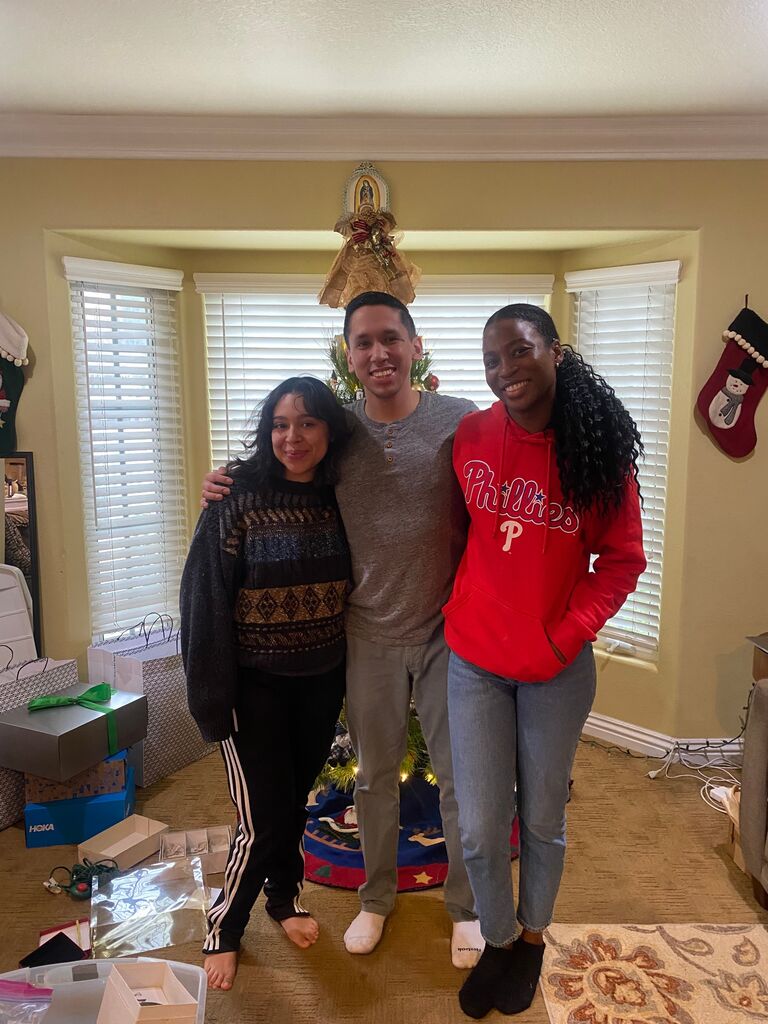 Dani has her first Christmas with the Silva Family in California!