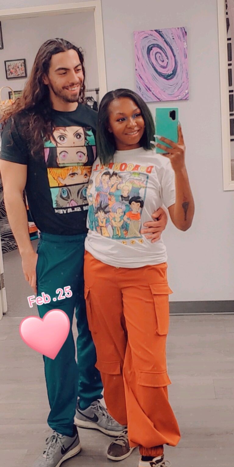 Celebrated their nerdiness at their first anime convention together