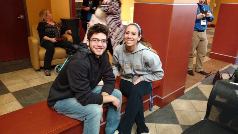 Sam & Robbie first met at Albertus Magnus College in October 2016.