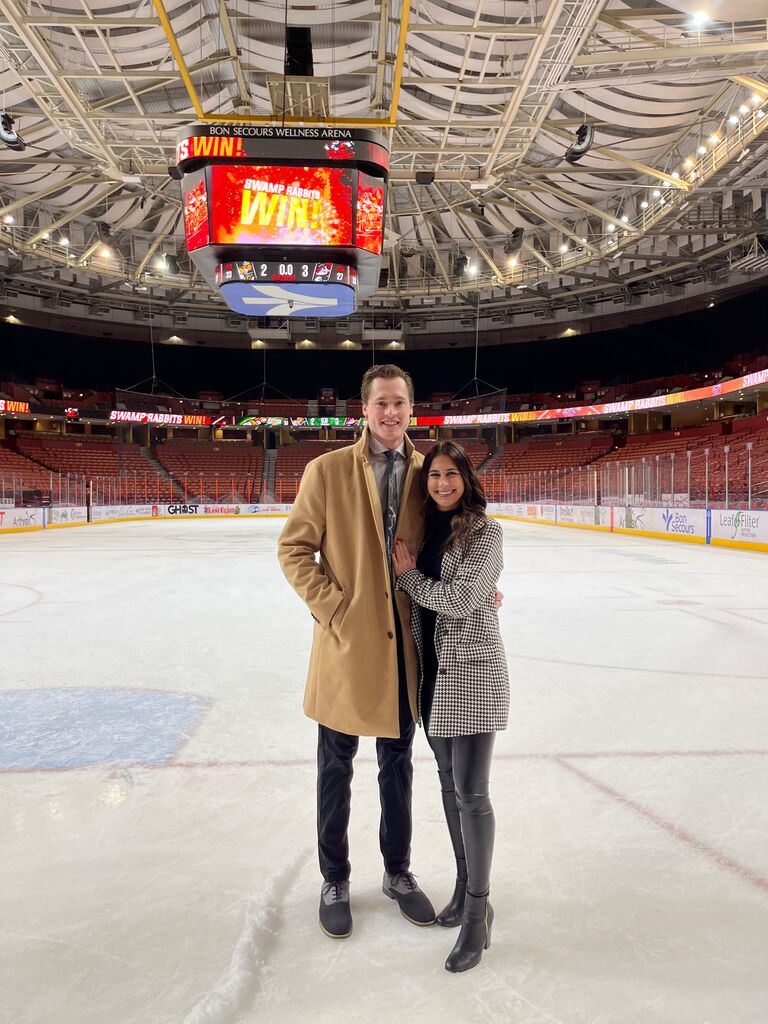 Chase started his fourth year of Pro Hockey in Evansville, IN but that was a quick stint, as we then ended up in Greenville, SC. Greenville was one of our favorite places we've been for hockey. 