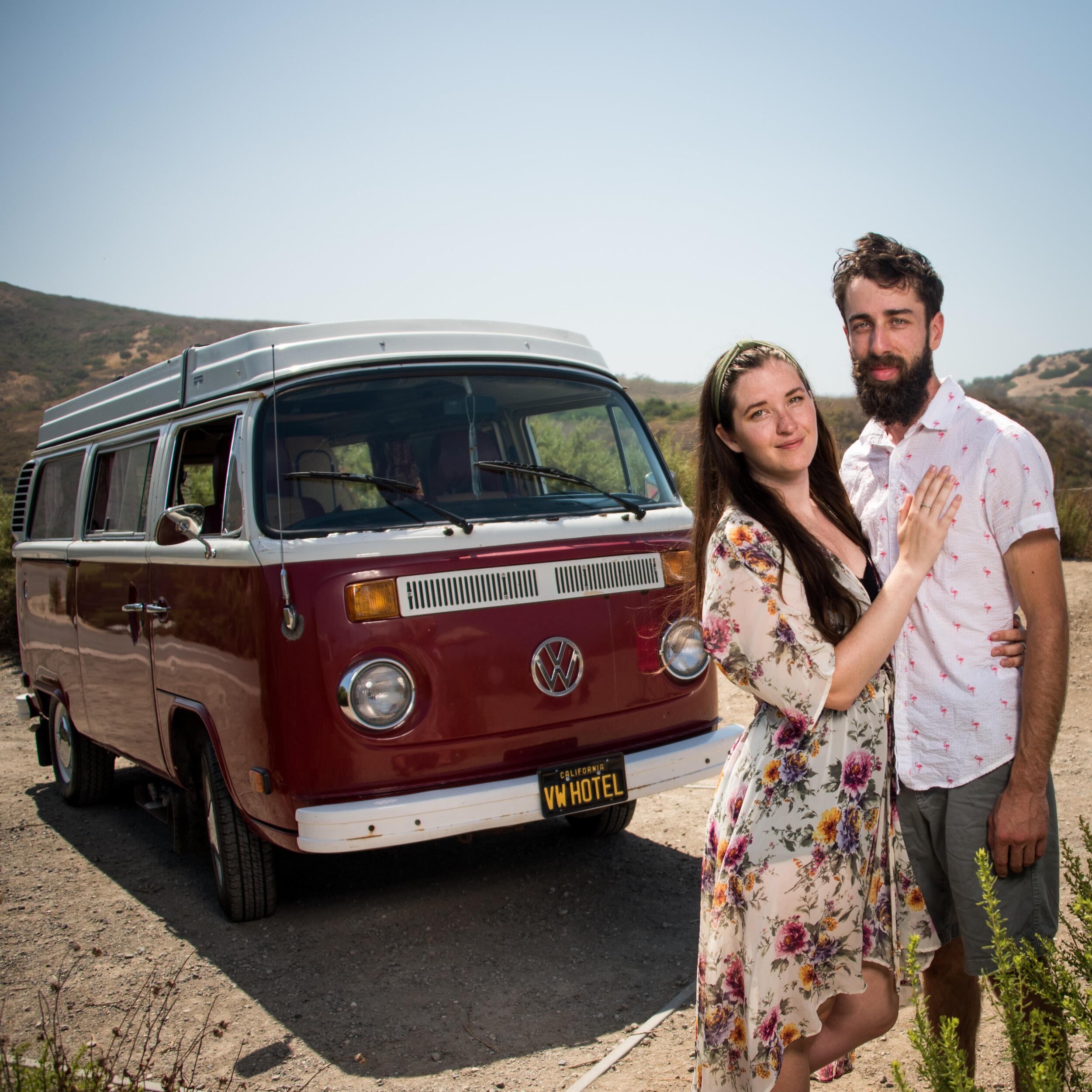 On our first date Albert spoke of a dream to travel the U.S. in a vintage VW bus. After 6 months of playing relationship chicken and making travel plans we hit the road for 5 weeks. Only one week in a vintage VW since neither of us knew how to drive stick.