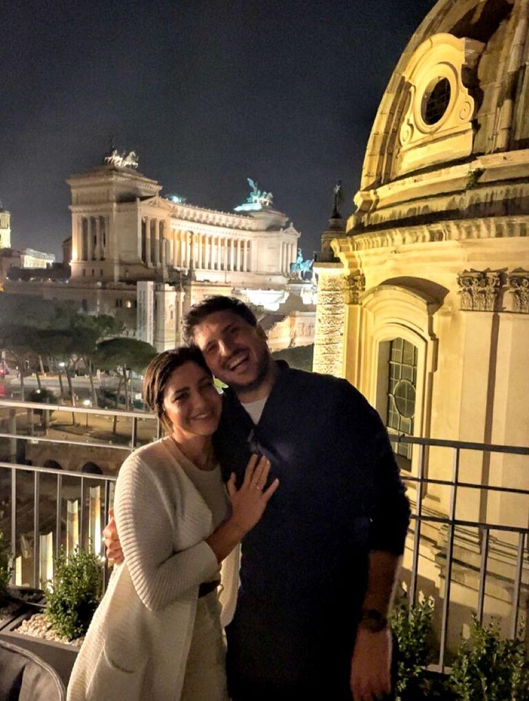 Here's to many more years of memories and being with the one that you love. 
Celebrating our engagement in Rome.